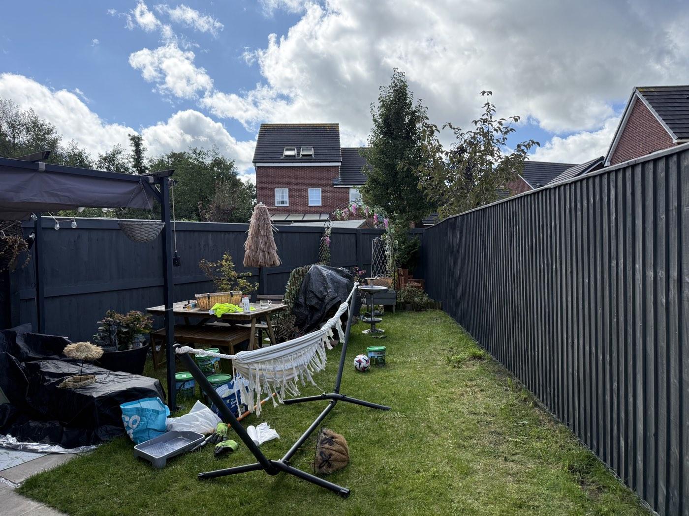 Garden Fence Painting