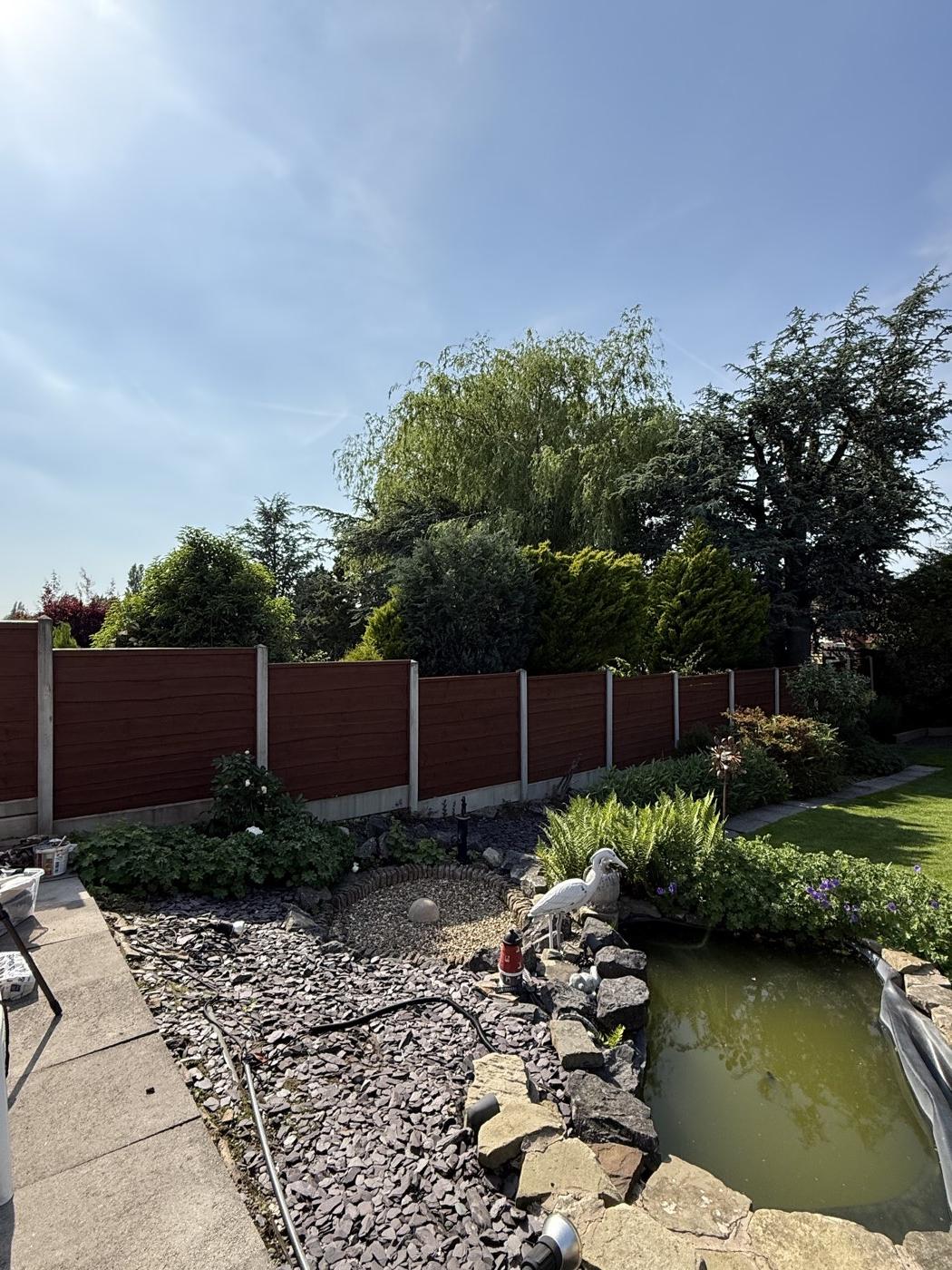 Garden Fence Painting