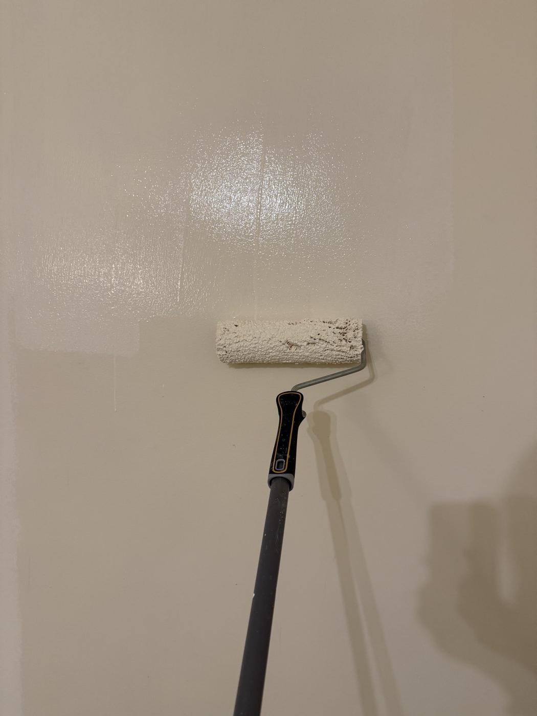 Painting underway
