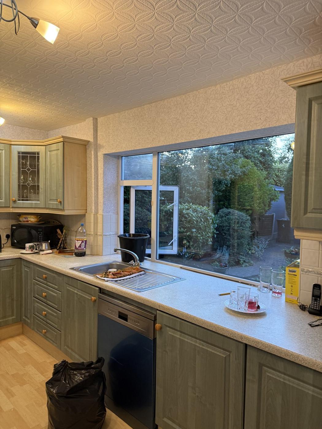 After: a clean, bright finish by the window