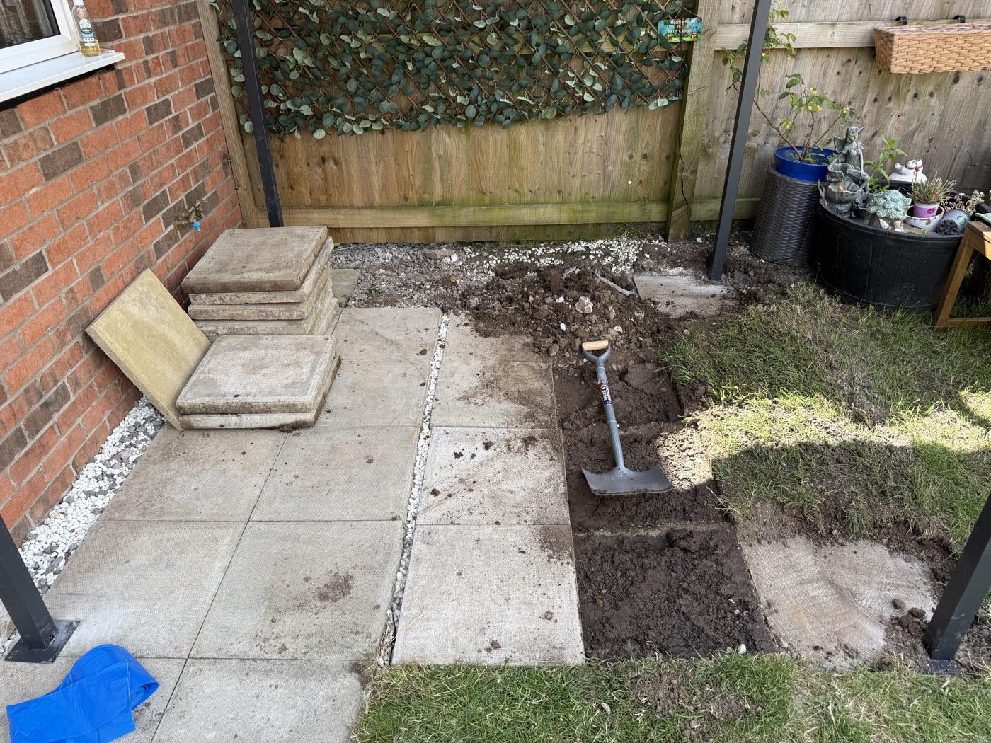 Patio Rearrangement & Extension – photo 2